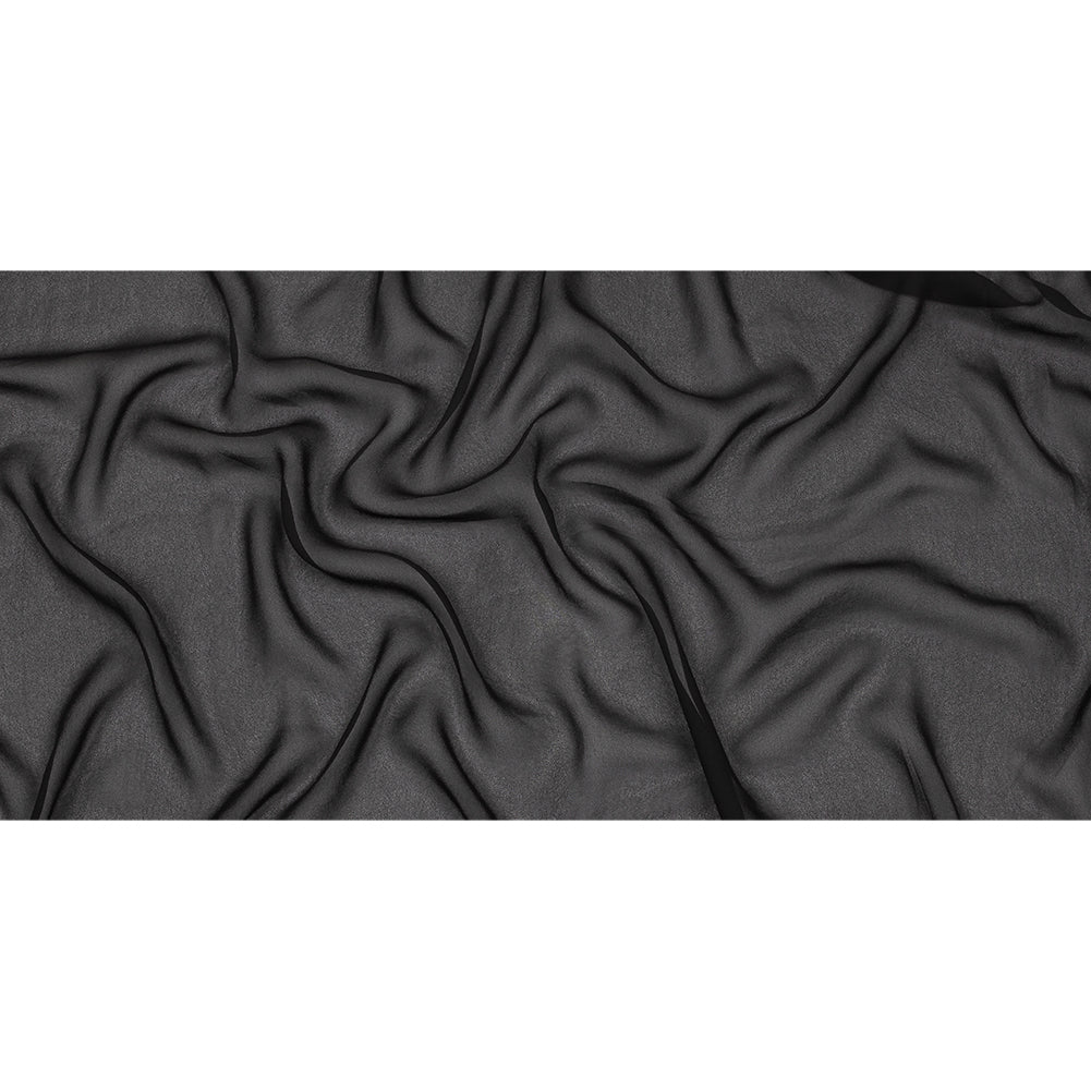 Famous Australian Designer Black Viscose Georgette Full Famous Australian Designer Black Viscose Georgette Full