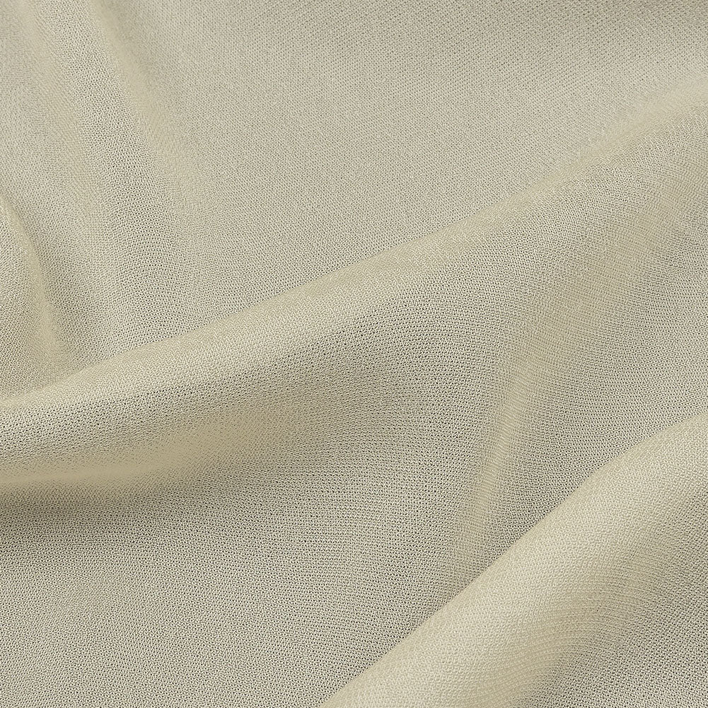 Famous Australian Designer Cream Viscose Georgette Detail Famous Australian Designer Cream Viscose Georgette Detail