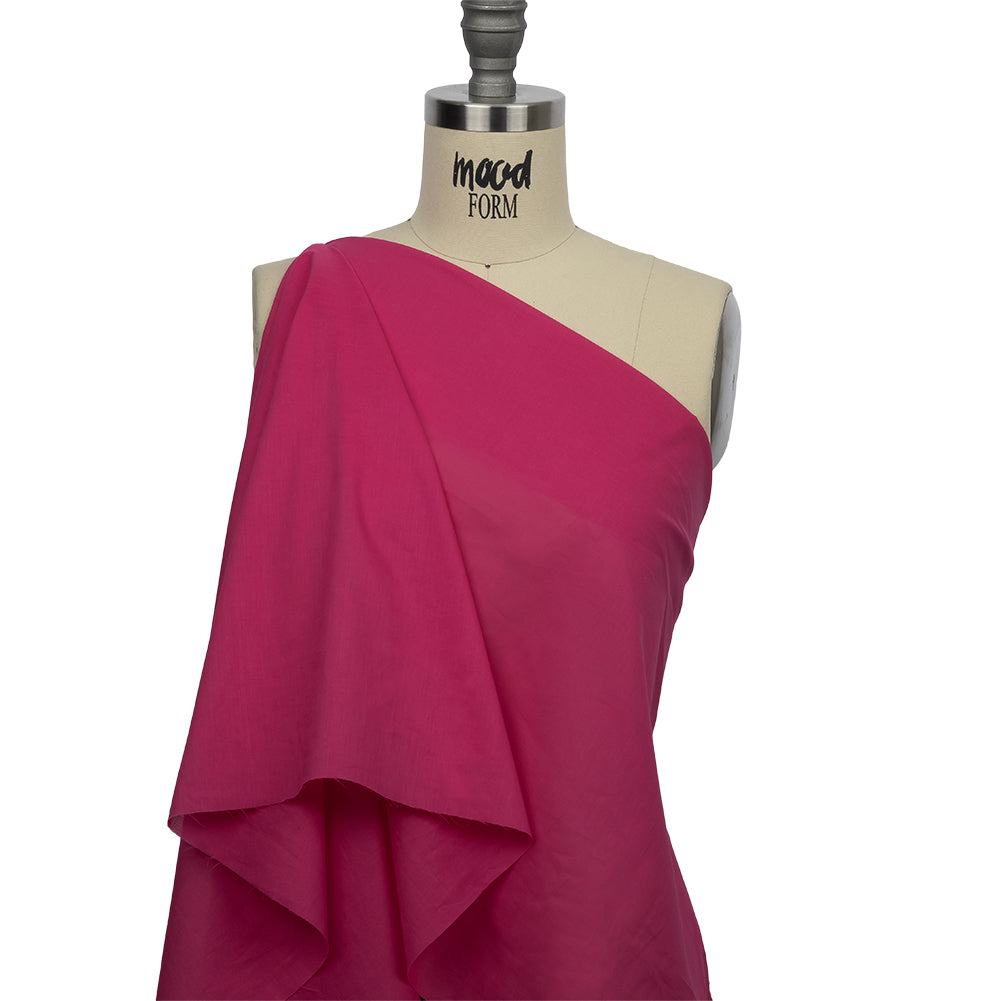 Famous Australian Designer Magenta Cotton Voile Famous Australian Designer Magenta Cotton Voile