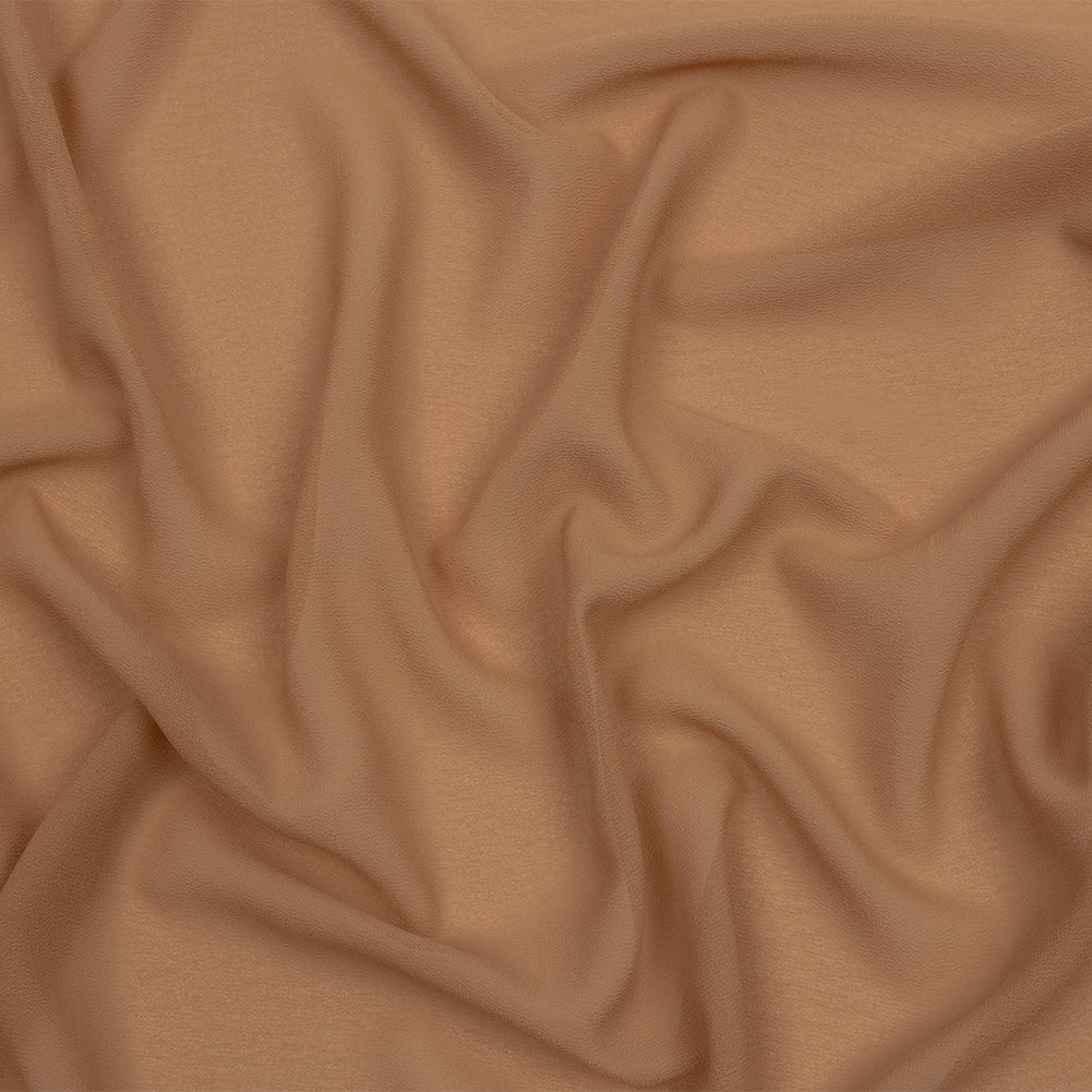 Famous Australian Designer Tan Polyester Georgette Famous Australian Designer Tan Polyester Georgette