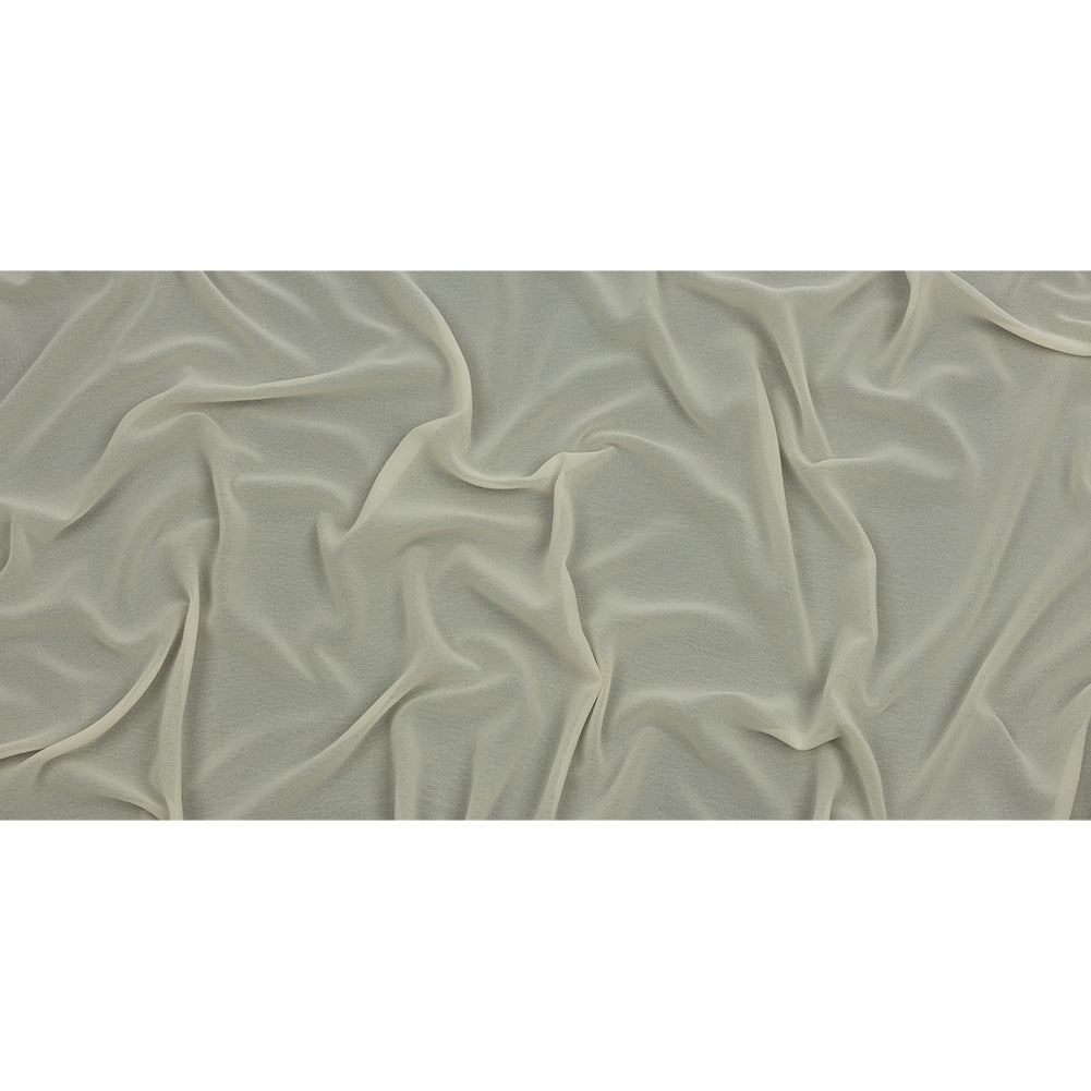 Famous Australian Designer Antique White Polyester Georgette - Full Famous Australian Designer Antique White Polyester Georgette - Full