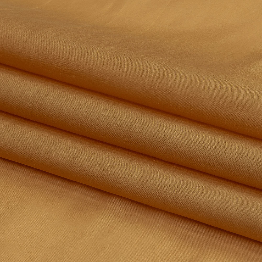 Famous Australian Designer Luminous Tan Viscose and Silk Voile - Folded Famous Australian Designer Luminous Tan Viscose and Silk Voile - Folded