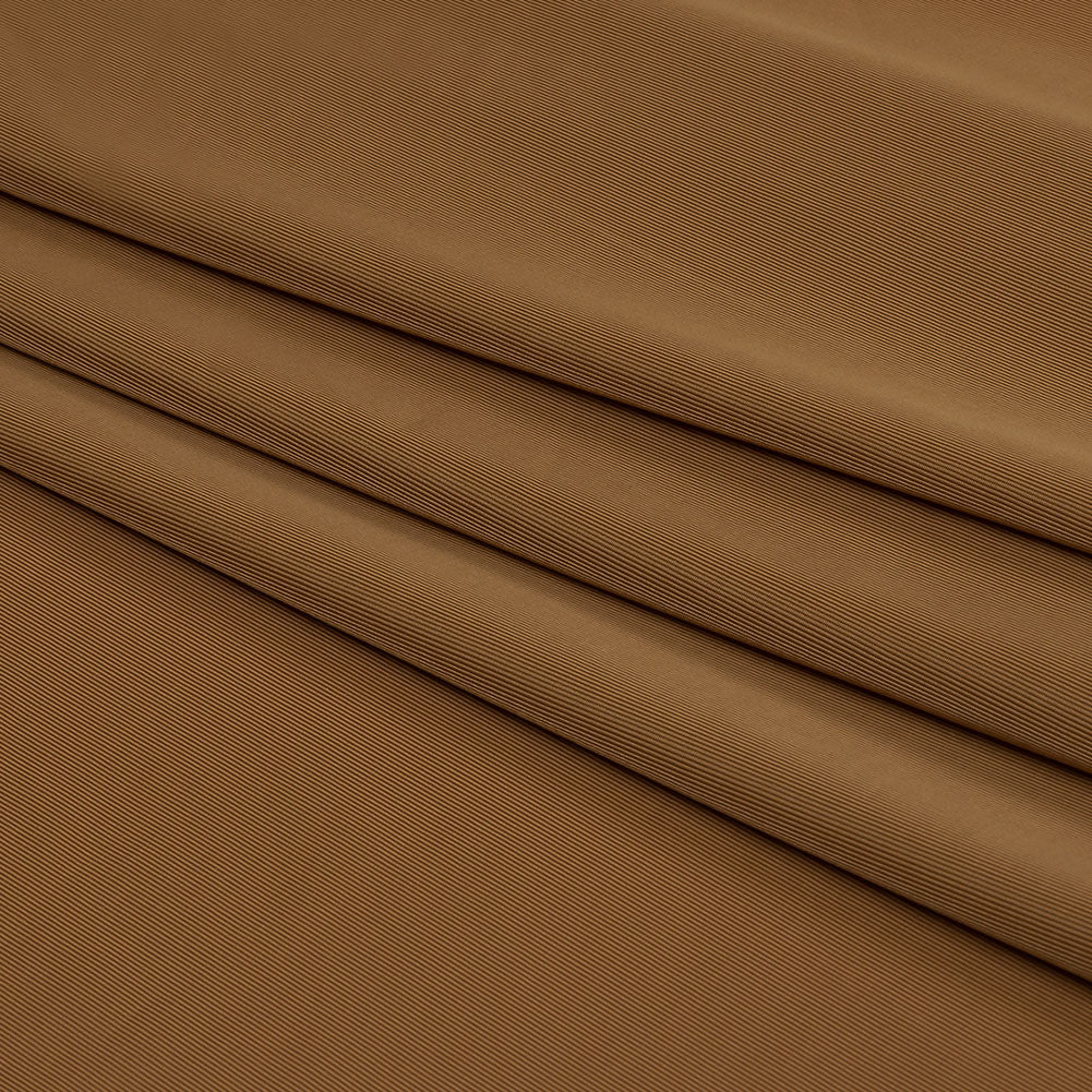 Famous Australian Designer Caramel Stretch Polyester Jersey Famous Australian Designer Caramel Stretch Polyester Jersey