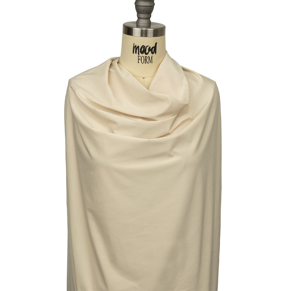 Famous Australian Designer Pistachio Shell Stretch Polyester Jersey Famous Australian Designer Pistachio Shell Stretch Polyester Jersey