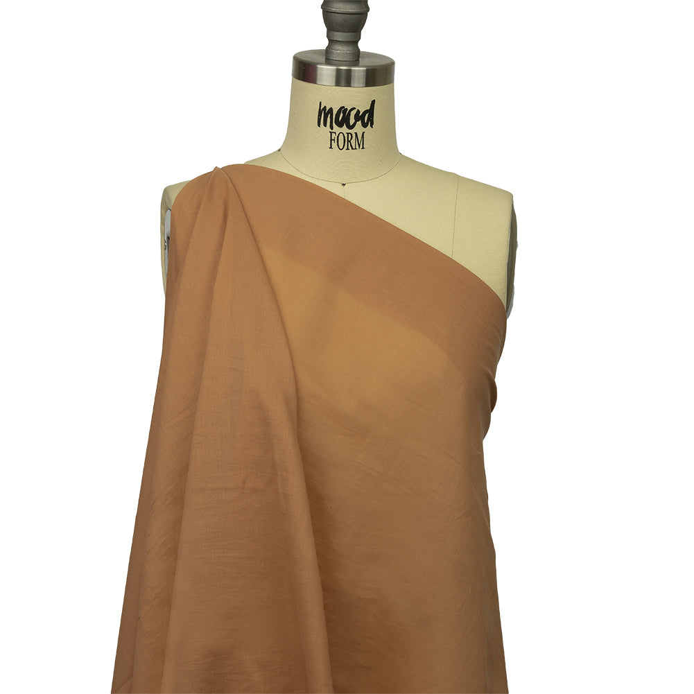 Famous Australian Designer Tan Cotton Voile Famous Australian Designer Tan Cotton Voile