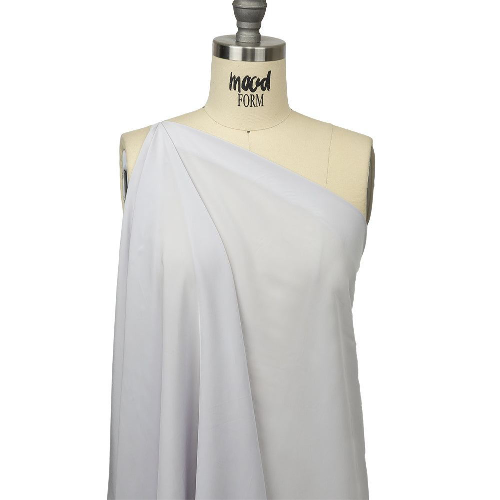 Famous Australian Designer Dusty Lilac Viscose Crepe de Chine Drape Famous Australian Designer Dusty Lilac Viscose Crepe de Chine Drape