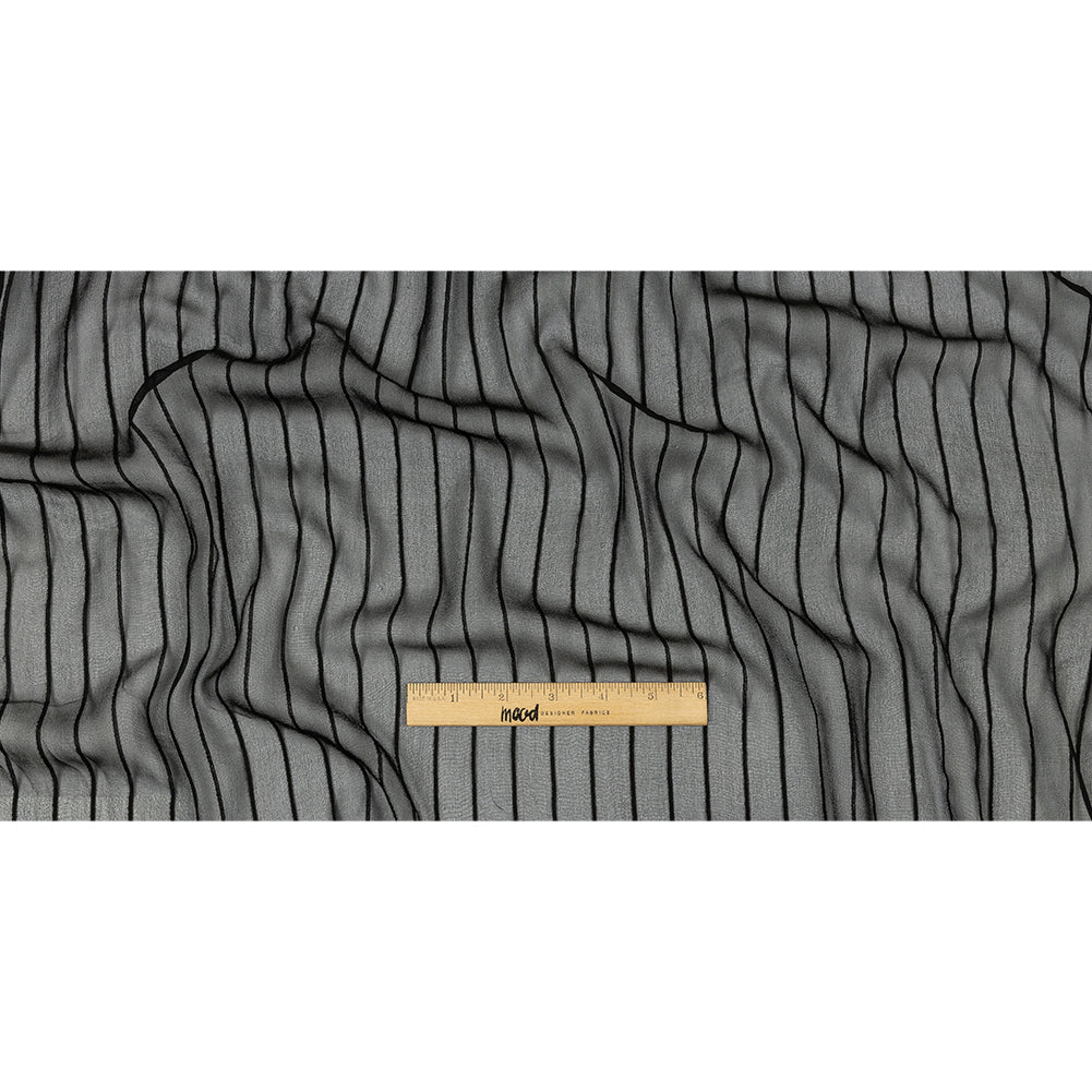 Famous Australian Designer Nebulosity Pintucked Silk Chiffon Full Famous Australian Designer Nebulosity Pintucked Silk Chiffon Full