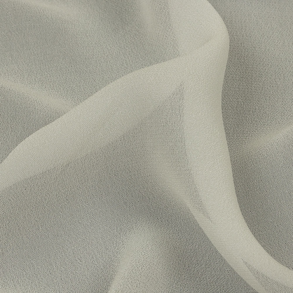 Famous Australian Designer Coconut Milk Viscose Georgette Folded Famous Australian Designer Coconut Milk Viscose Georgette Folded