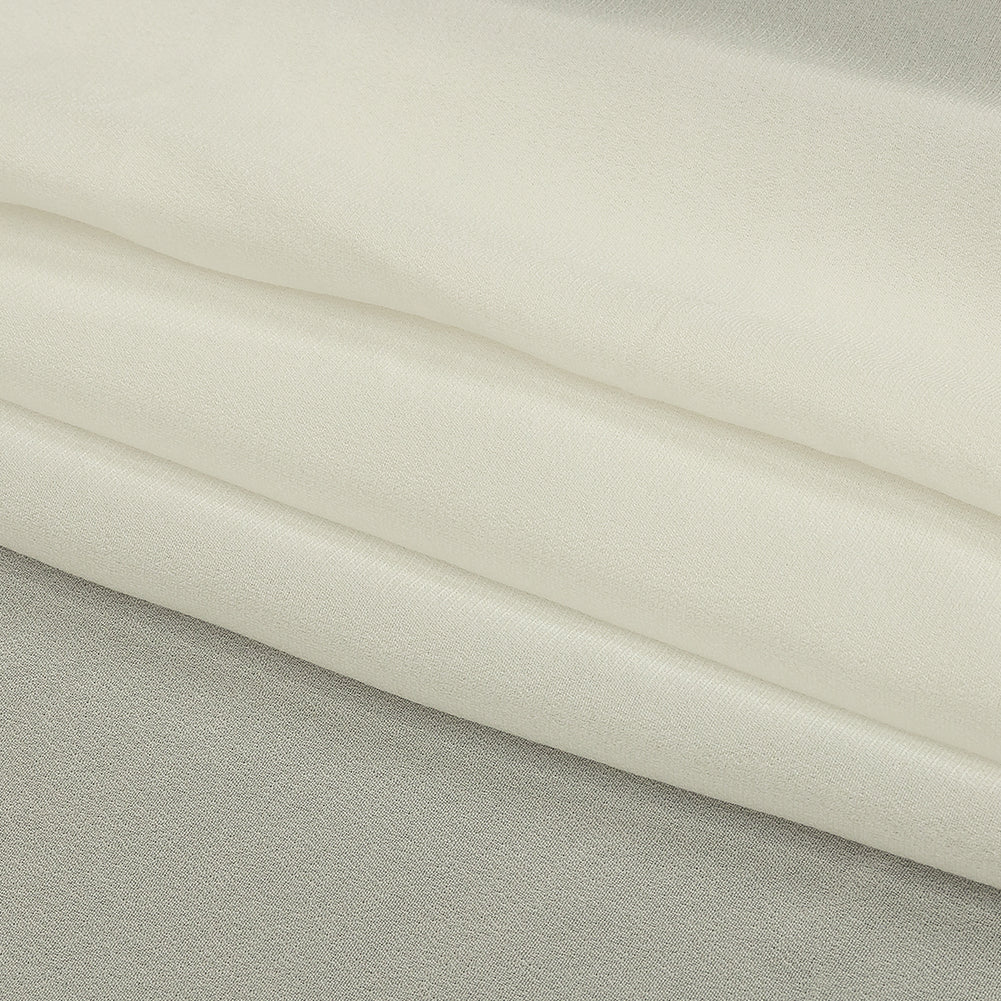 Famous Australian Designer Coconut Milk Viscose Georgette Full Famous Australian Designer Coconut Milk Viscose Georgette Full