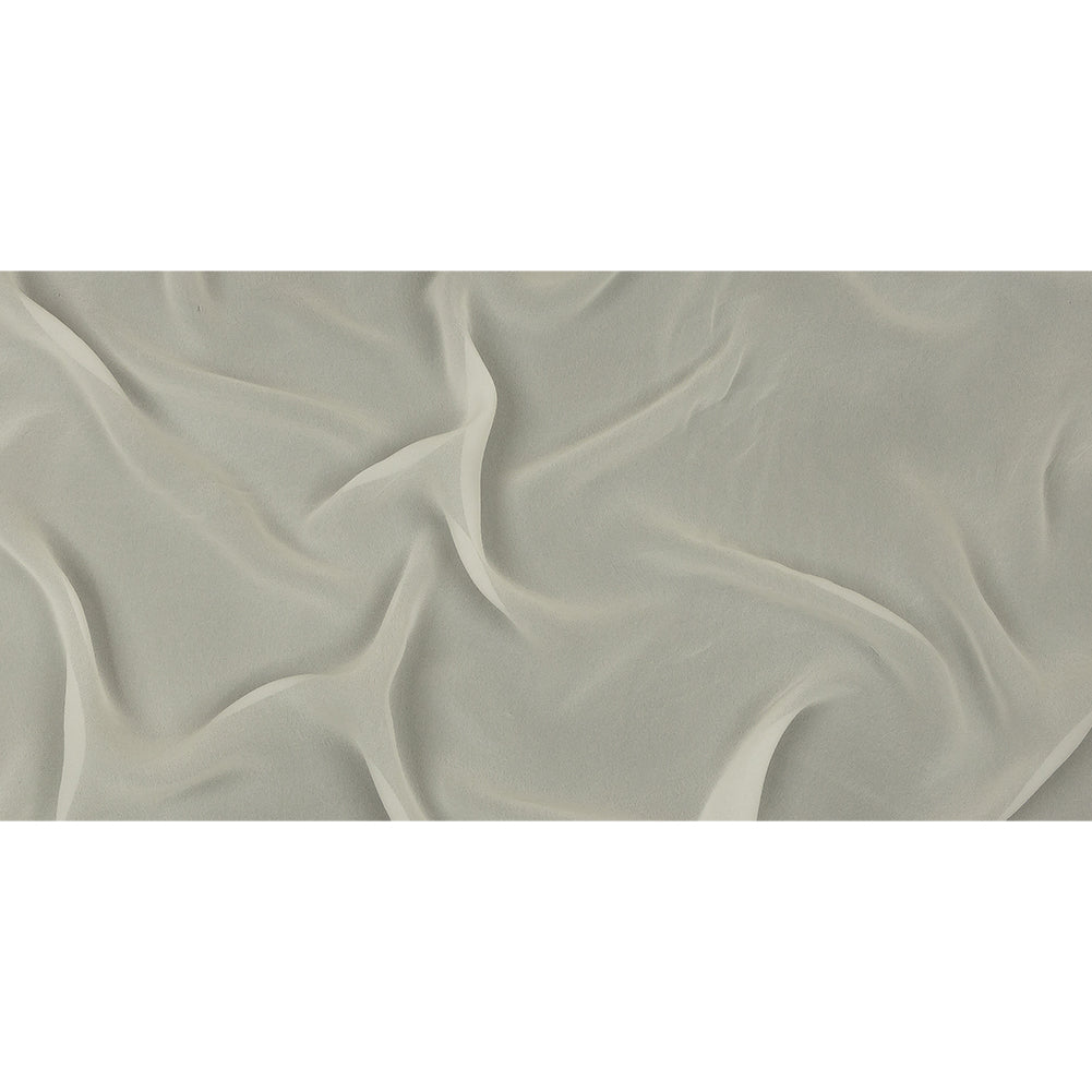 Famous Australian Designer Coconut Milk Viscose Georgette Drape Famous Australian Designer Coconut Milk Viscose Georgette Drape
