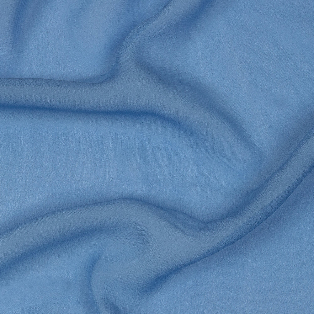 Famous Australian Designer Cornflower Viscose Georgette Famous Australian Designer Cornflower Viscose Georgette