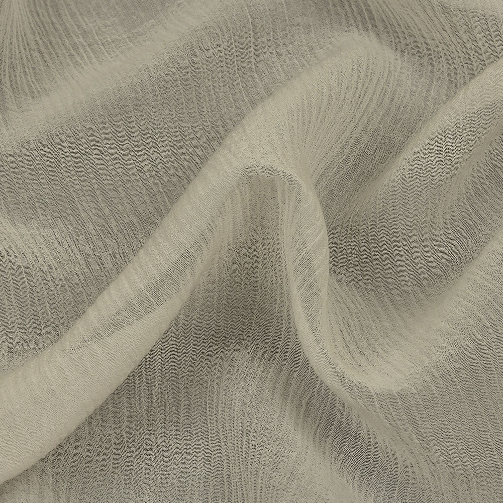 Famous Australian Designer Baby's Breath Crinkled Cotton and Silk Chiffon Folded Famous Australian Designer Baby's Breath Crinkled Cotton and Silk Chiffon Folded