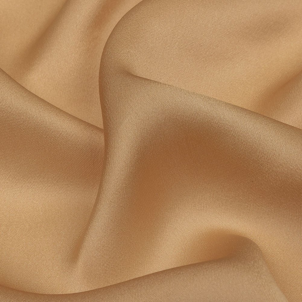 Famous Australian Designer Nude Satin-Faced Silk Chiffon Detail Famous Australian Designer Nude Satin-Faced Silk Chiffon Detail