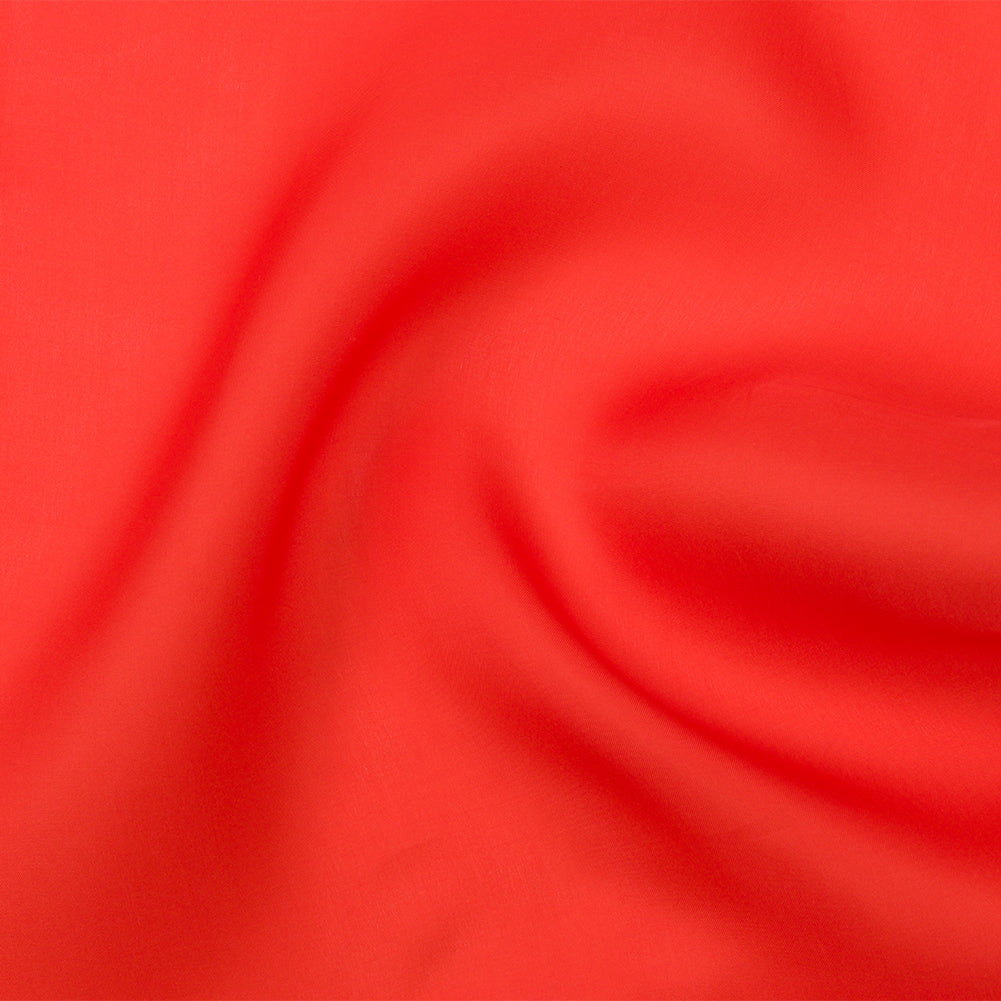 Famous Australian Designer Flame Silk Satin-Faced Organza Famous Australian Designer Flame Silk Satin-Faced Organza