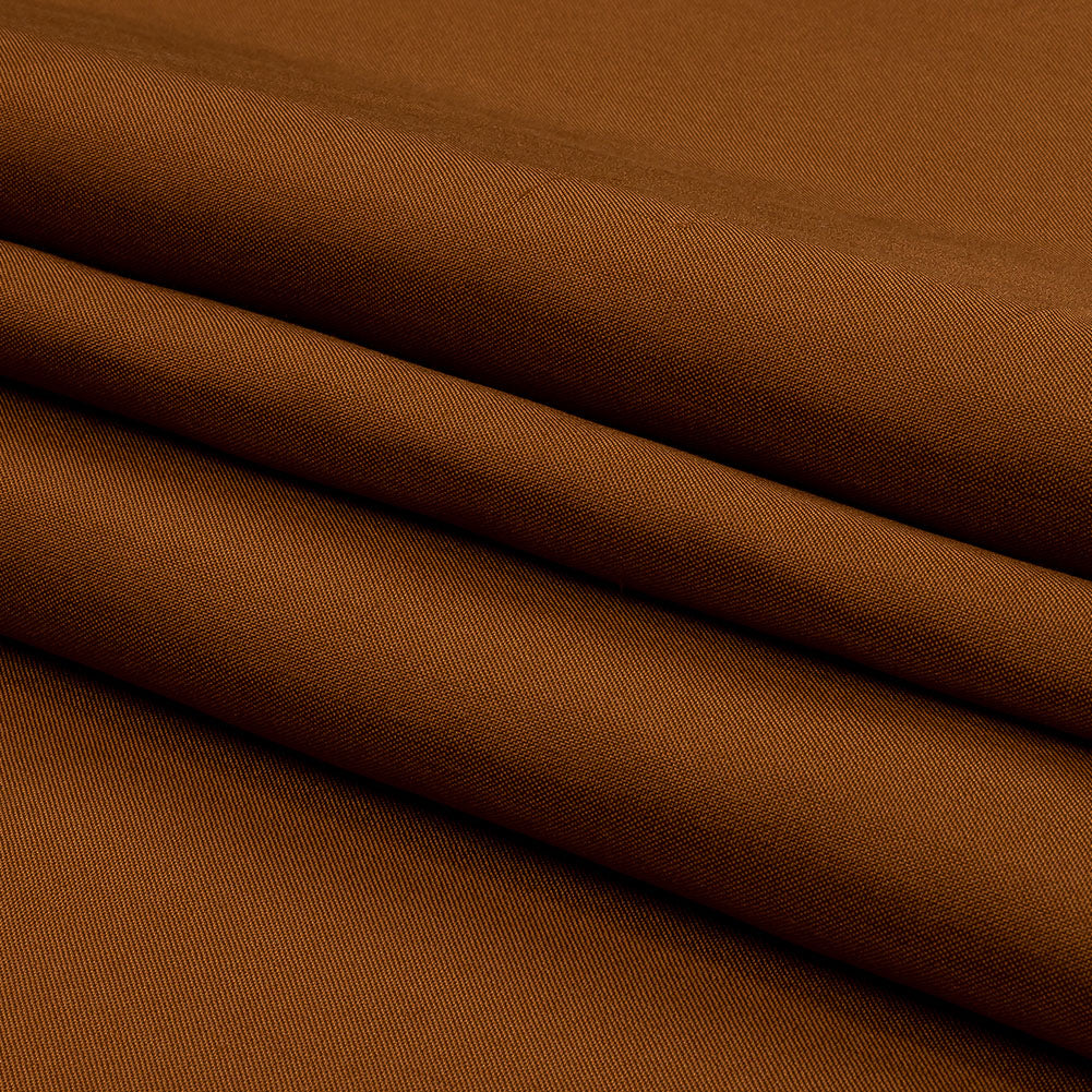 Famous Australian Designer Terracotta Plain Silk Woven Famous Australian Designer Terracotta Plain Silk Woven