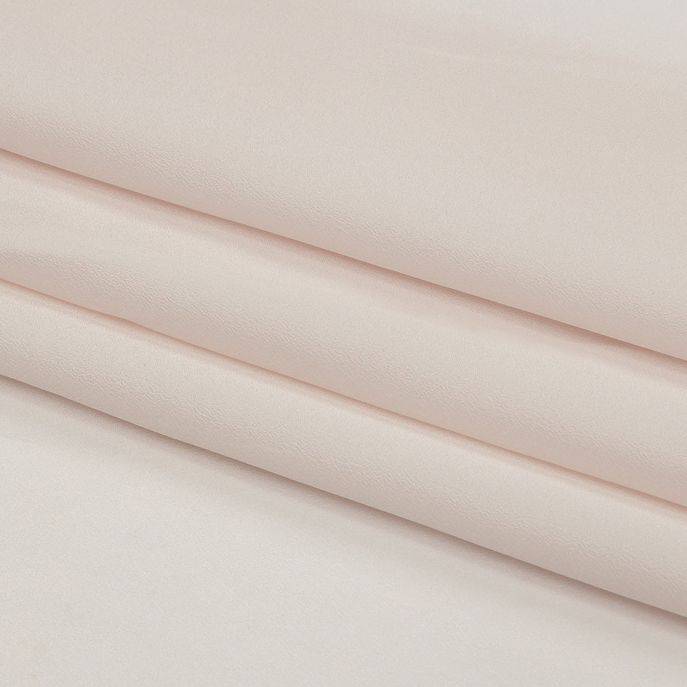 Famous Australian Designer Blush Polyester Crepe de Chine Folded Famous Australian Designer Blush Polyester Crepe de Chine Folded