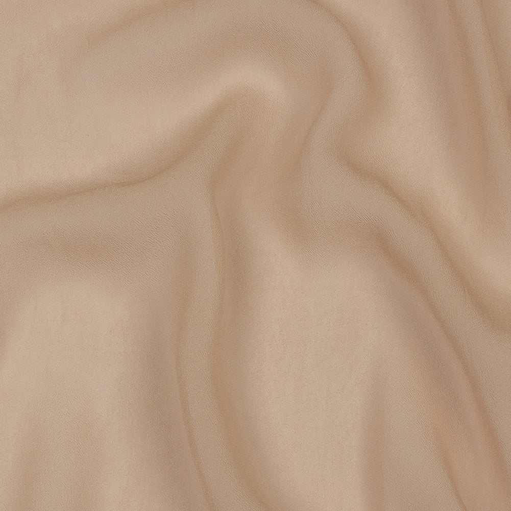 Famous Australian Designer Dusty Peach Viscose Georgette Famous Australian Designer Dusty Peach Viscose Georgette
