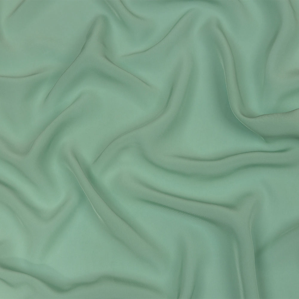 Famous Australian Designer Seafoam Viscose Crepe de Chine Lining Famous Australian Designer Seafoam Viscose Crepe de Chine Lining