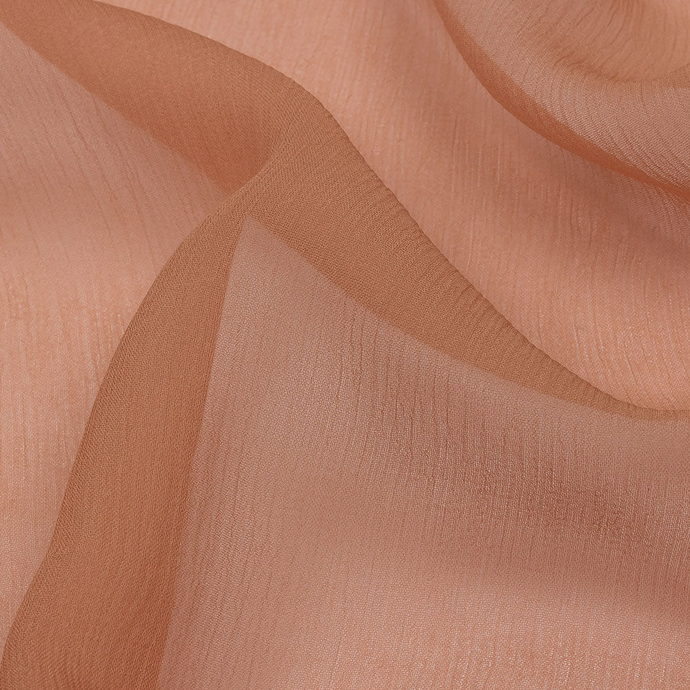 Famous Australian Designer Blush Crinkled Silk Chiffon Detail Famous Australian Designer Blush Crinkled Silk Chiffon Detail