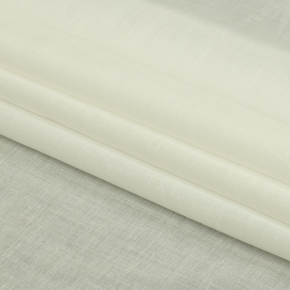 Famous Australian Designer Natural Cotton Voile Folded Famous Australian Designer Natural Cotton Voile Folded