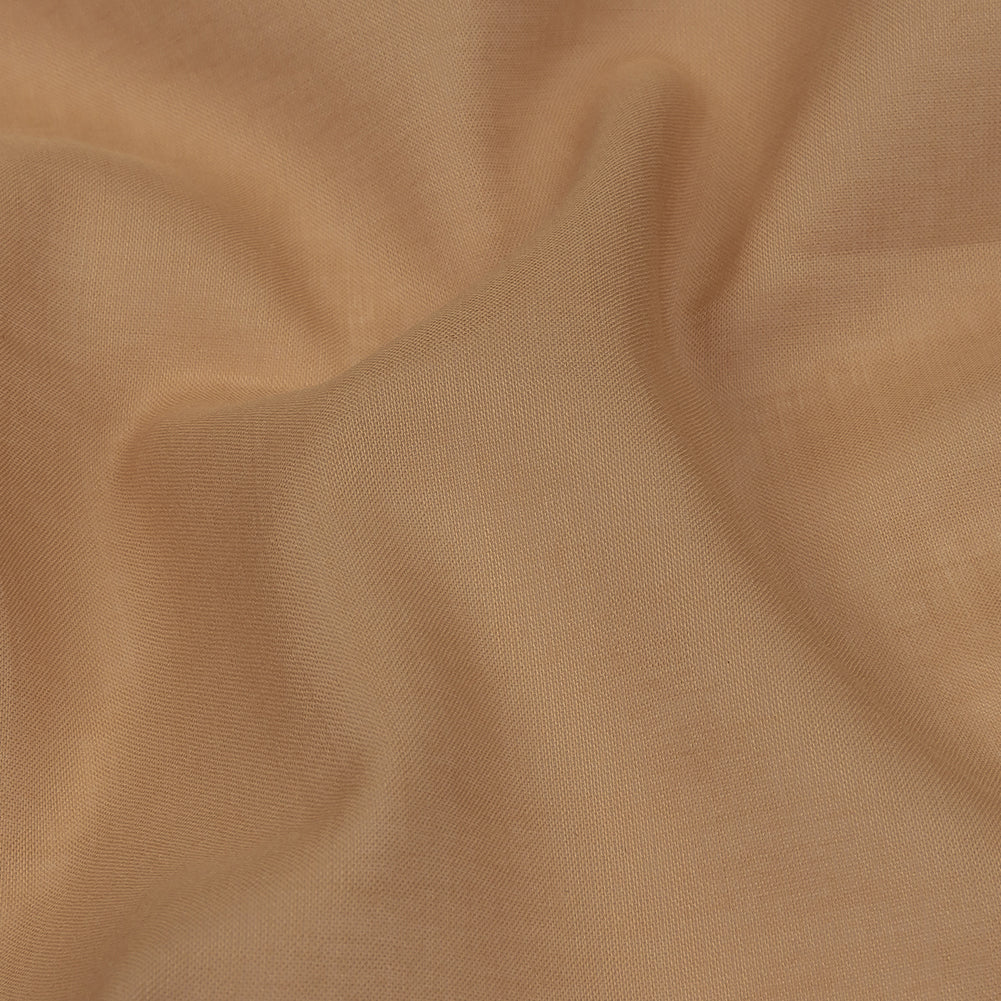 Famous Australian Designer Taupe Cotton Voile Folded Famous Australian Designer Taupe Cotton Voile Folded