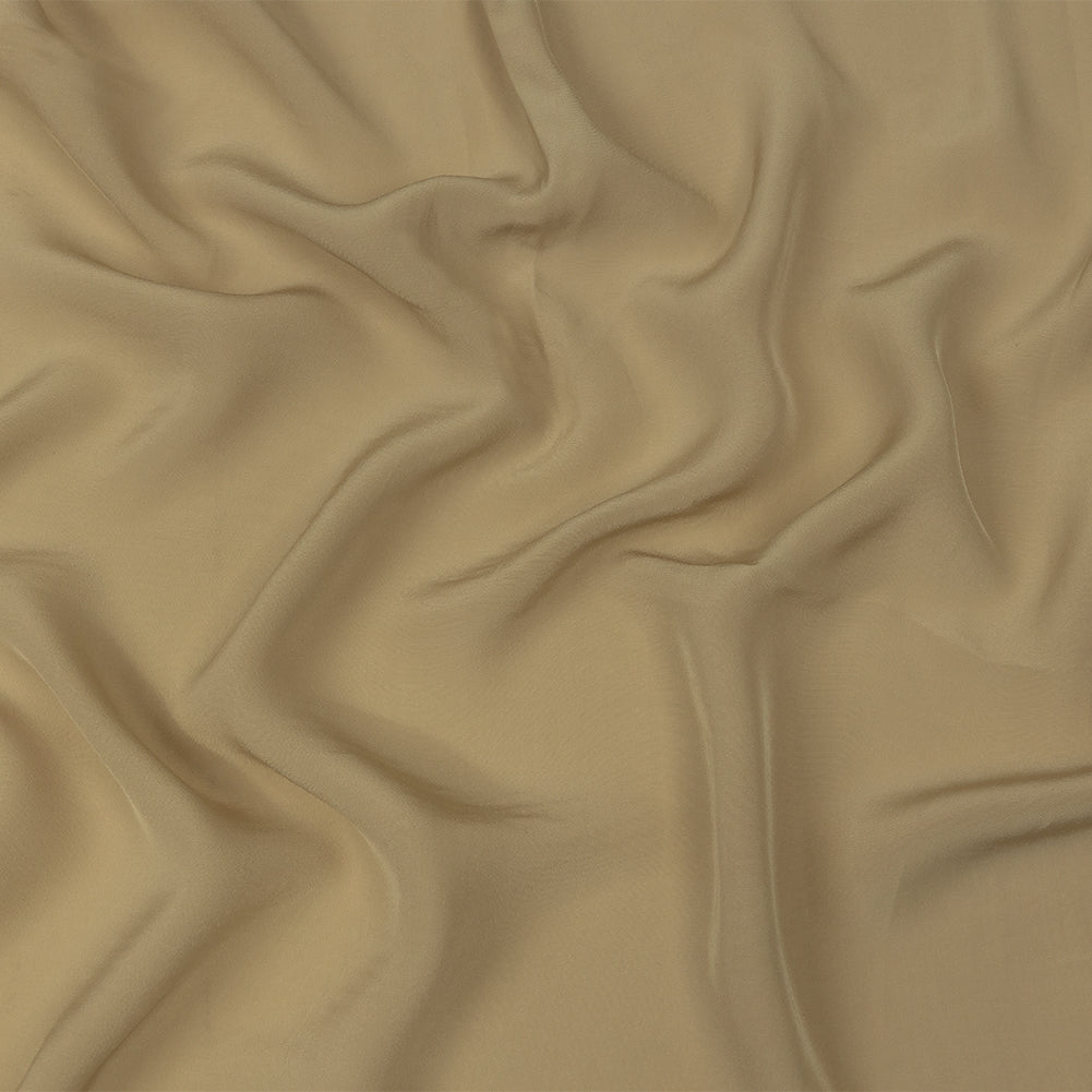 Famous Australian Designer Beige Viscose Crepe de Chine Lining Famous Australian Designer Beige Viscose Crepe de Chine Lining