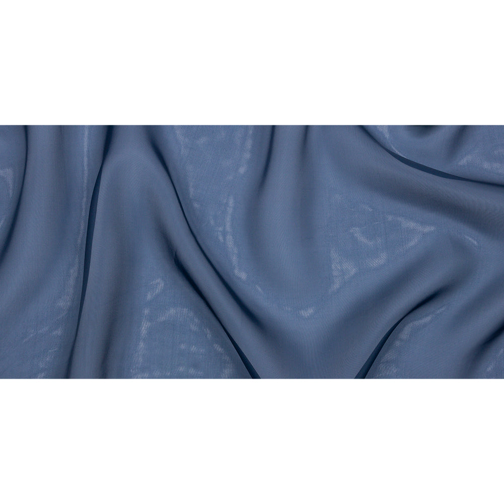Famous Australian Designer Navy Silk Organza Drape Famous Australian Designer Navy Silk Organza Drape