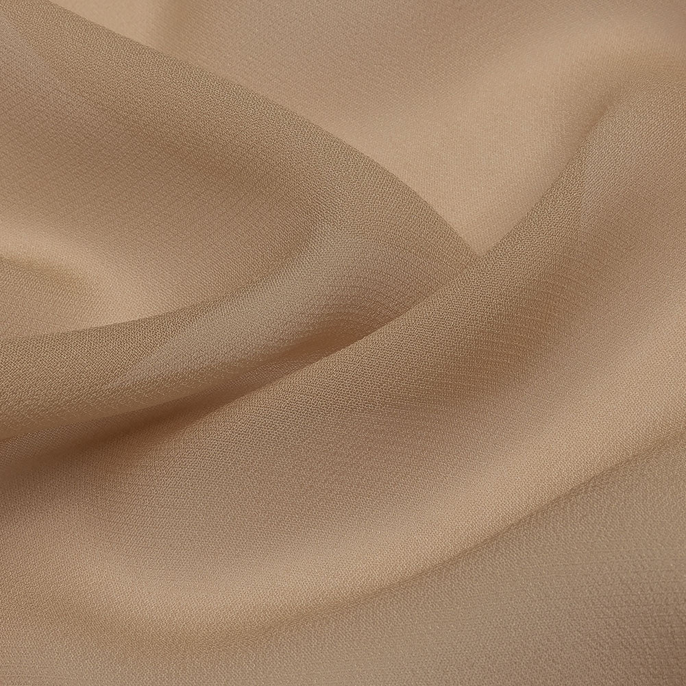 Famous Australian Designer Sand Viscose Georgette Folded Famous Australian Designer Sand Viscose Georgette Folded