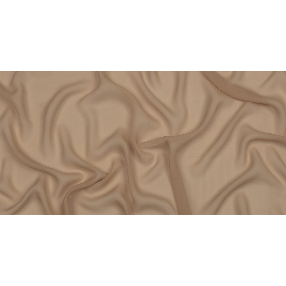 Famous Australian Designer Sand Viscose Georgette Drape Famous Australian Designer Sand Viscose Georgette Drape