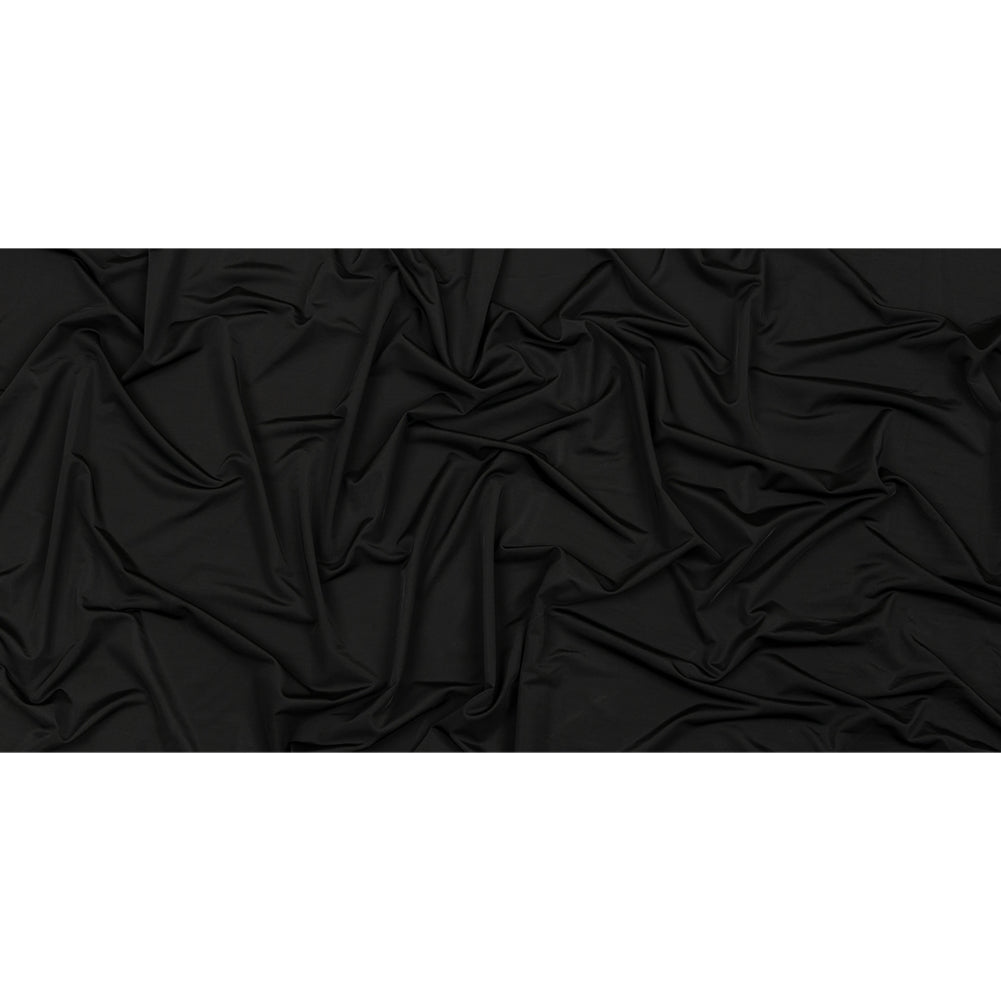 Famous Australian Designer Black Onyx Stretch Polyester Jersey Full Famous Australian Designer Black Onyx Stretch Polyester Jersey Full