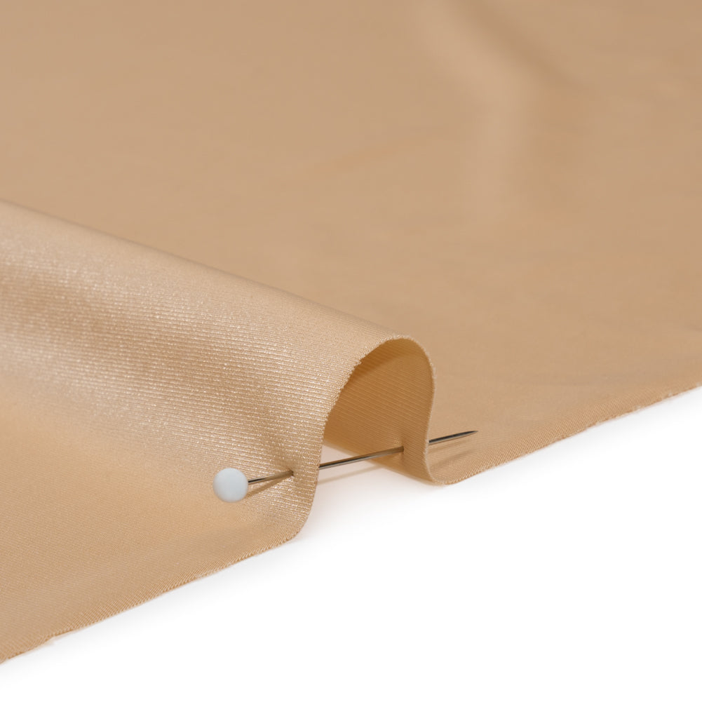Stretch Polyester Jersey - Beige - Famous Australian Designer Deadstock Detail Stretch Polyester Jersey - Beige - Famous Australian Designer Deadstock Detail