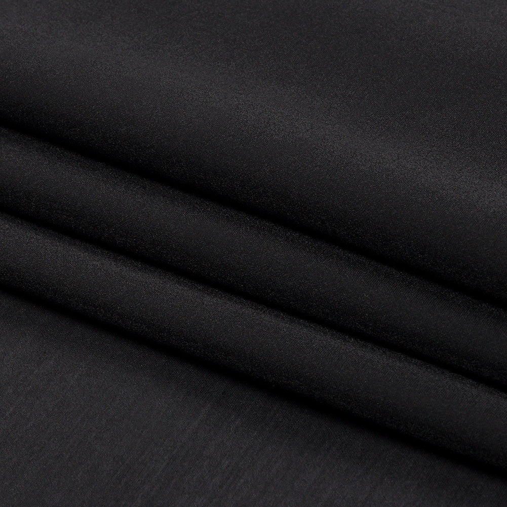 Famous Australian Designer Black Polyester Organza Folded Famous Australian Designer Black Polyester Organza Folded