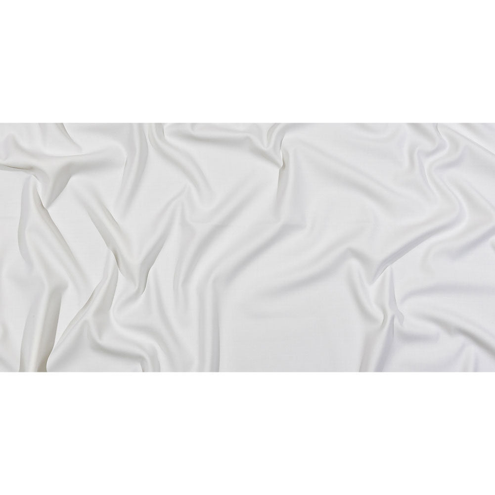 Italian Off White Double Face Stretch Super 160 Virgin Wool Twill Suiting Italian Off White Double Face Stretch Super 160 Virgin Wool Twill Suiting