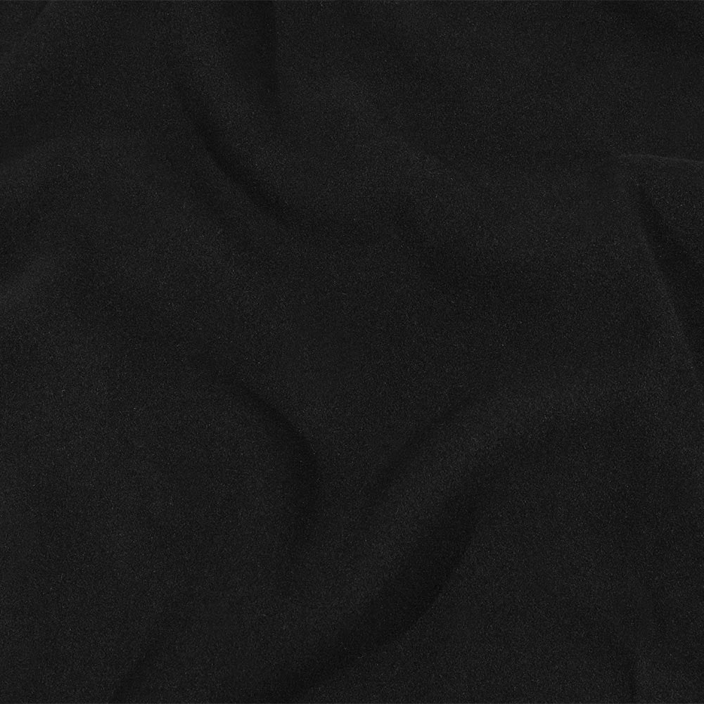 Balenciaga Italian Black Brushed Wool Coating