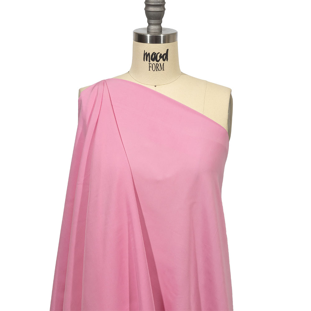 Balenciaga Italian Pink Fluid Viscose Poplin Drape Balenciaga Italian Pink Fluid Viscose Poplin Drape