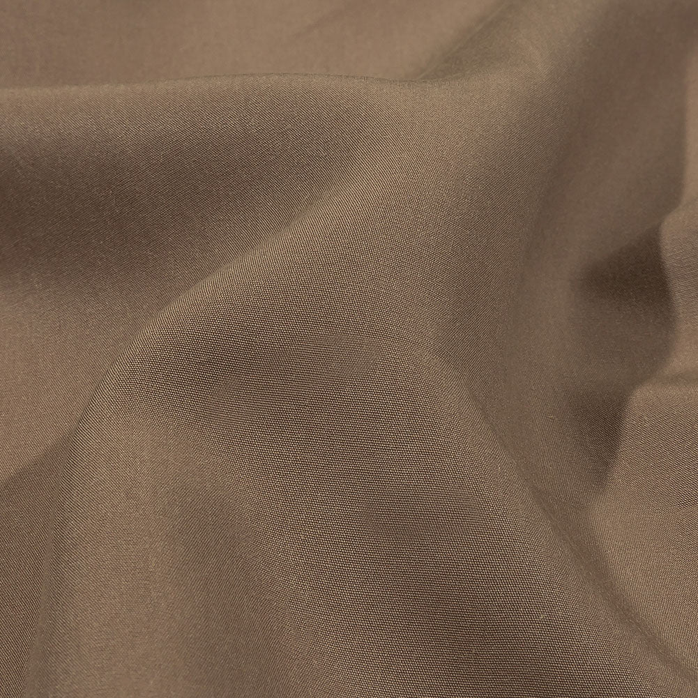 Balenciaga Italian Brown Fluid Viscose Poplin Detail Balenciaga Italian Brown Fluid Viscose Poplin Detail