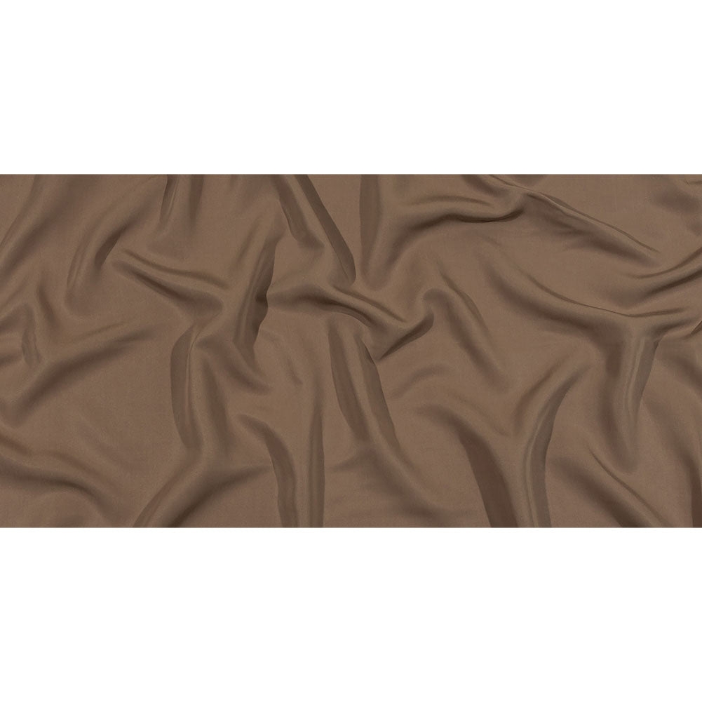 Balenciaga Italian Brown Fluid Viscose Poplin Full Balenciaga Italian Brown Fluid Viscose Poplin Full