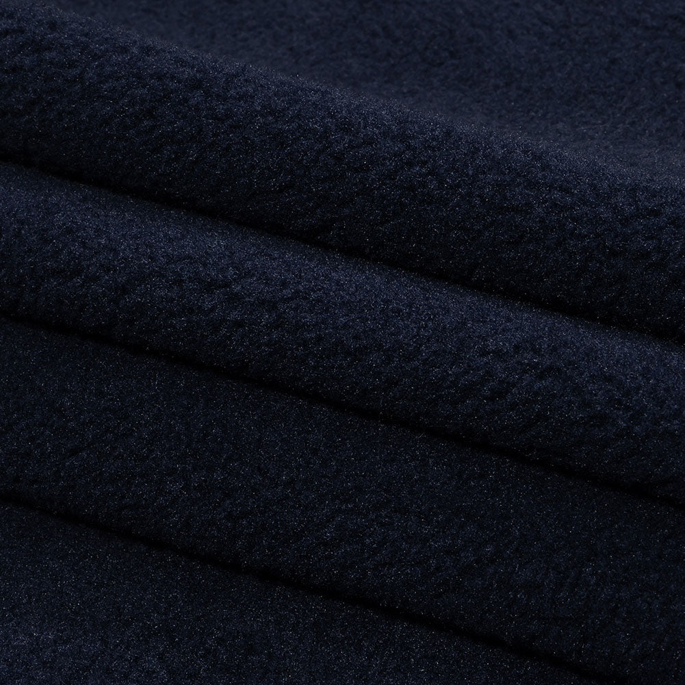 Balenciaga Italian Navy Single Face Polyester and Acrylic Plush Sweatshirt Fleece Folded Balenciaga Italian Navy Single Face Polyester and Acrylic Plush Sweatshirt Fleece Folded