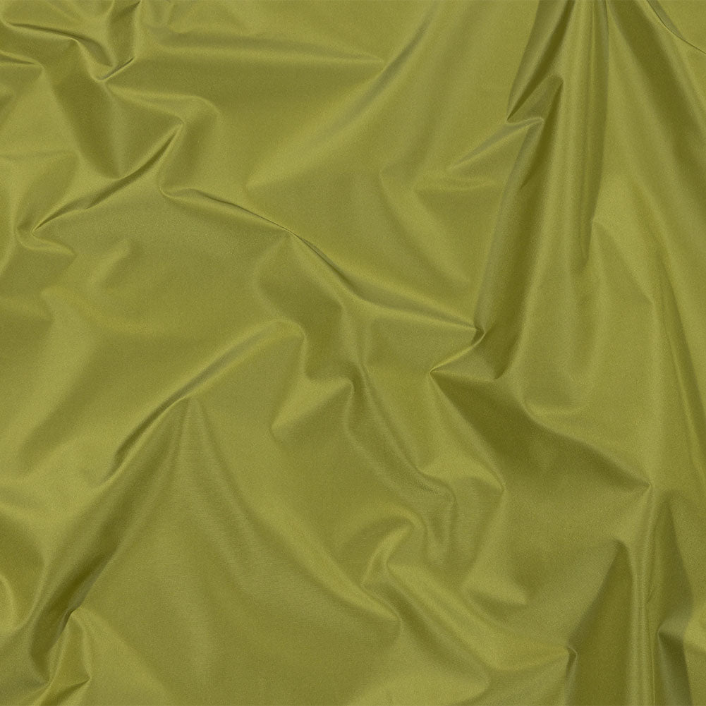 Balenciaga Italian Pea Green Polyester and Viscose Micro Faille Balenciaga Italian Pea Green Polyester and Viscose Micro Faille
