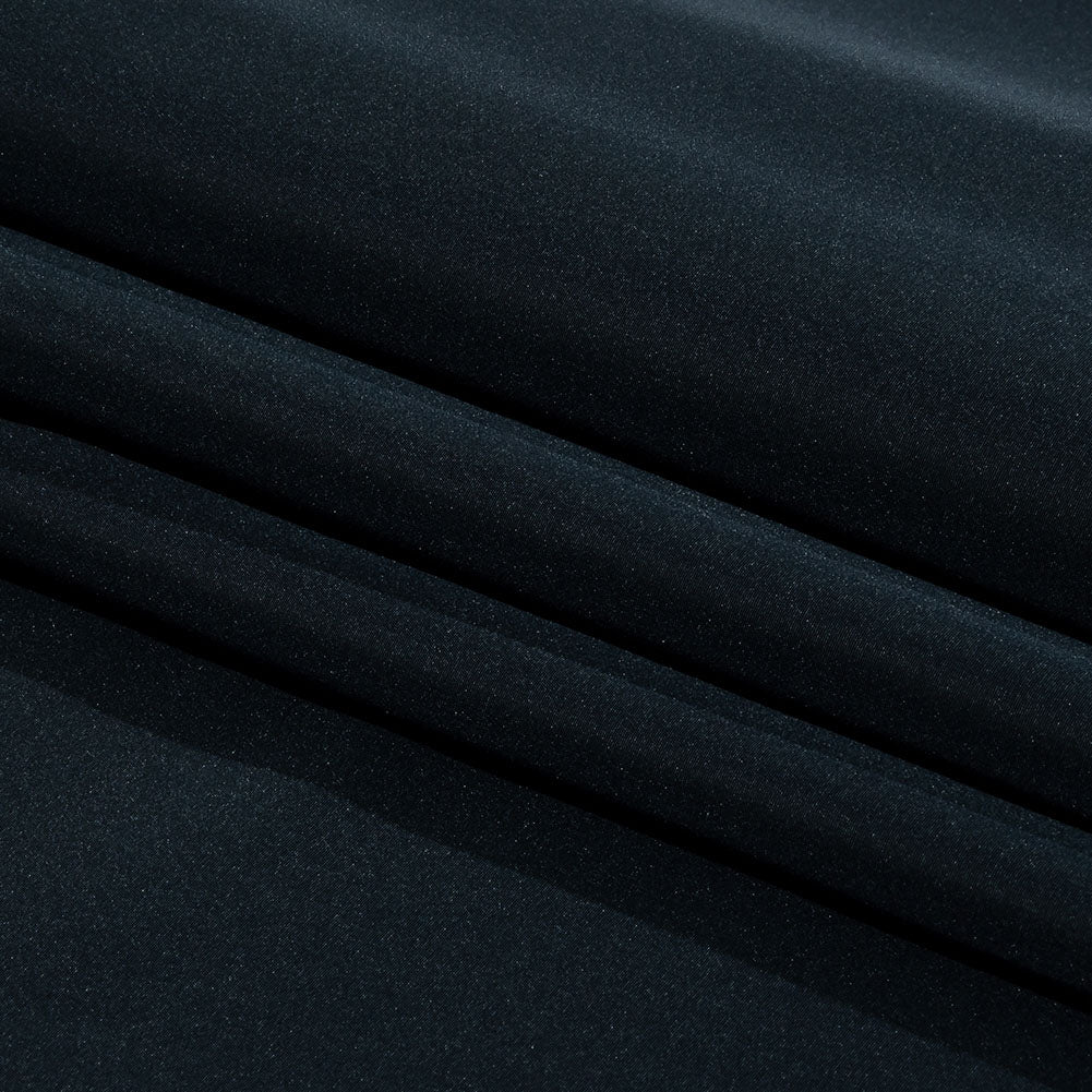 Balenciaga Italian Midnight Navy Polyester and Viscose Micro Faille Folded Balenciaga Italian Midnight Navy Polyester and Viscose Micro Faille Folded