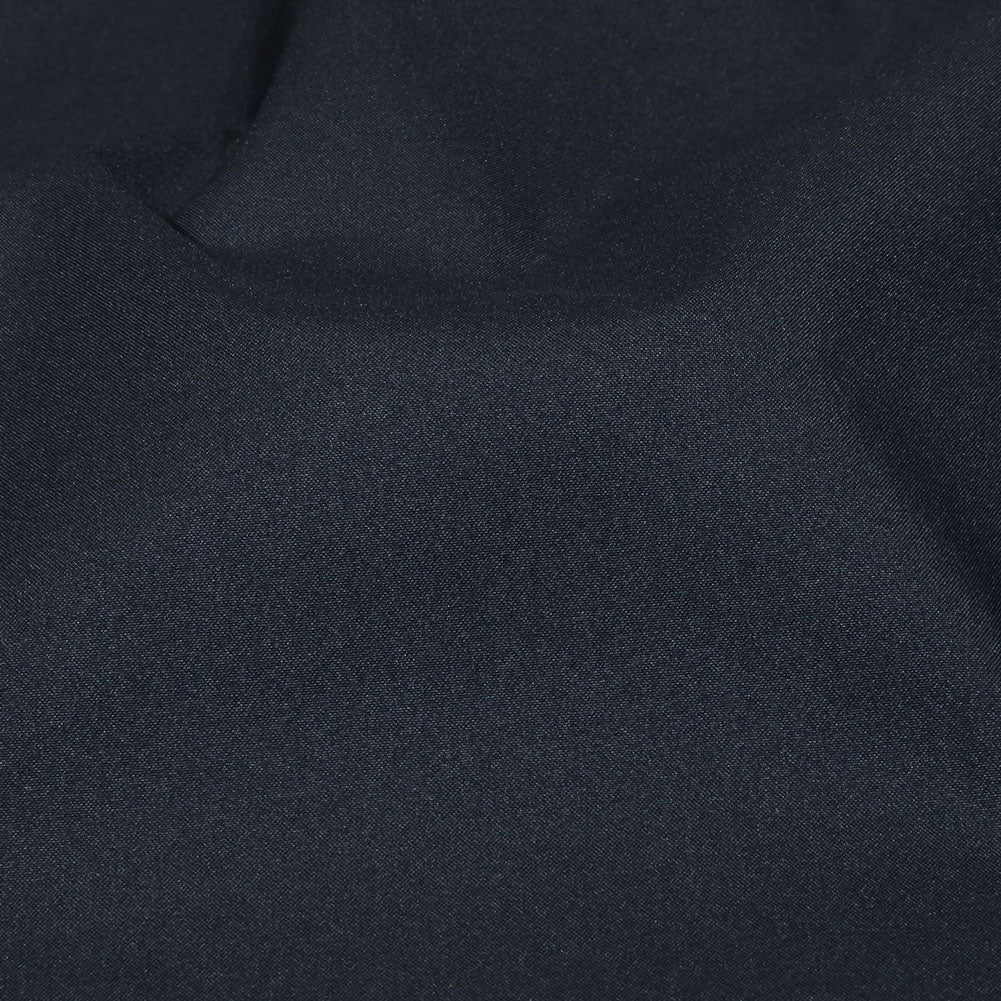 Balenciaga Italian Midnight Navy Lightweight Polyester Poplin Detail Balenciaga Italian Midnight Navy Lightweight Polyester Poplin Detail