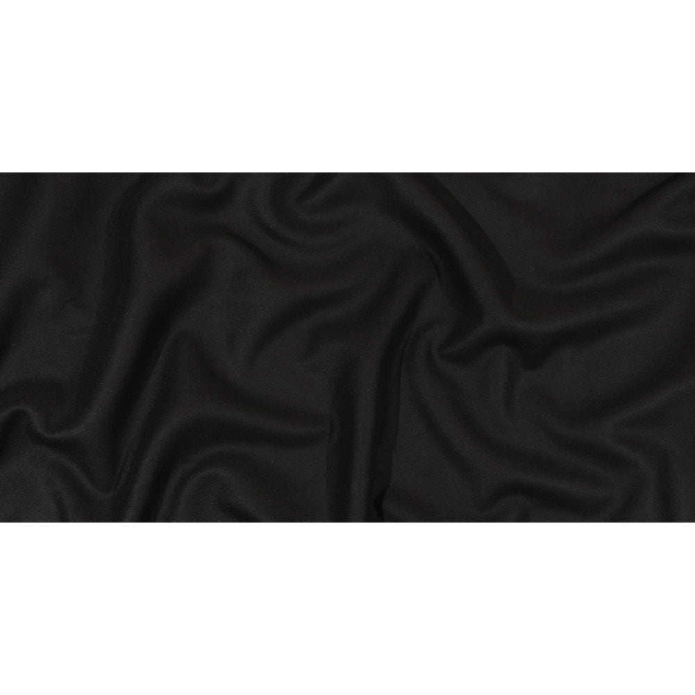 Balenciaga Italian Black Cashmere Double Cloth Twill Coating Full Balenciaga Italian Black Cashmere Double Cloth Twill Coating Full