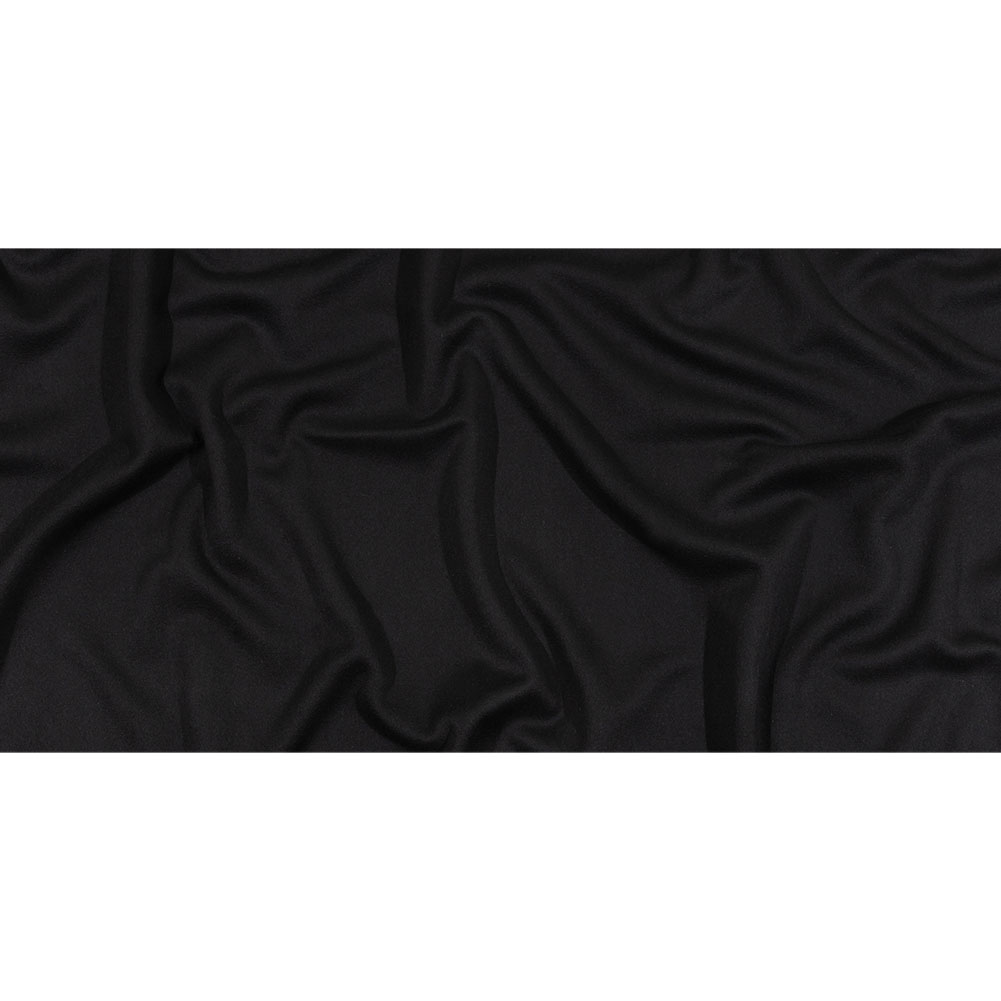 Balenciaga Italian Bluish Black Brushed Blended Virgin Wool Coating Full Balenciaga Italian Bluish Black Brushed Blended Virgin Wool Coating Full