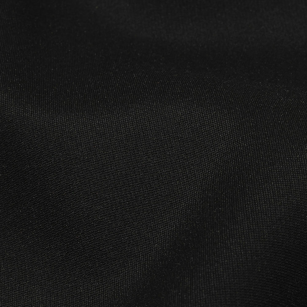 Black Bonded Double Layer Stretch Viscose/Nylon Interlock Knit by Balenciaga - Made in Italy Detail Black Bonded Double Layer Stretch Viscose/Nylon Interlock Knit by Balenciaga - Made in Italy Detail