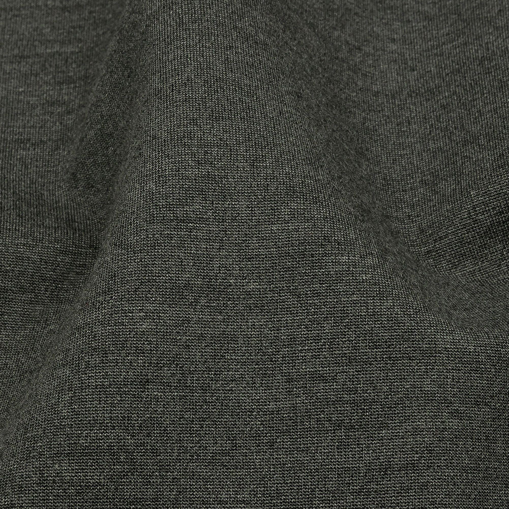 Tejido Ponte elástico - Gris jaspeado oscuro - Colección Papilio Tejido Ponte elástico - Gris jaspeado oscuro - Colección Papilio