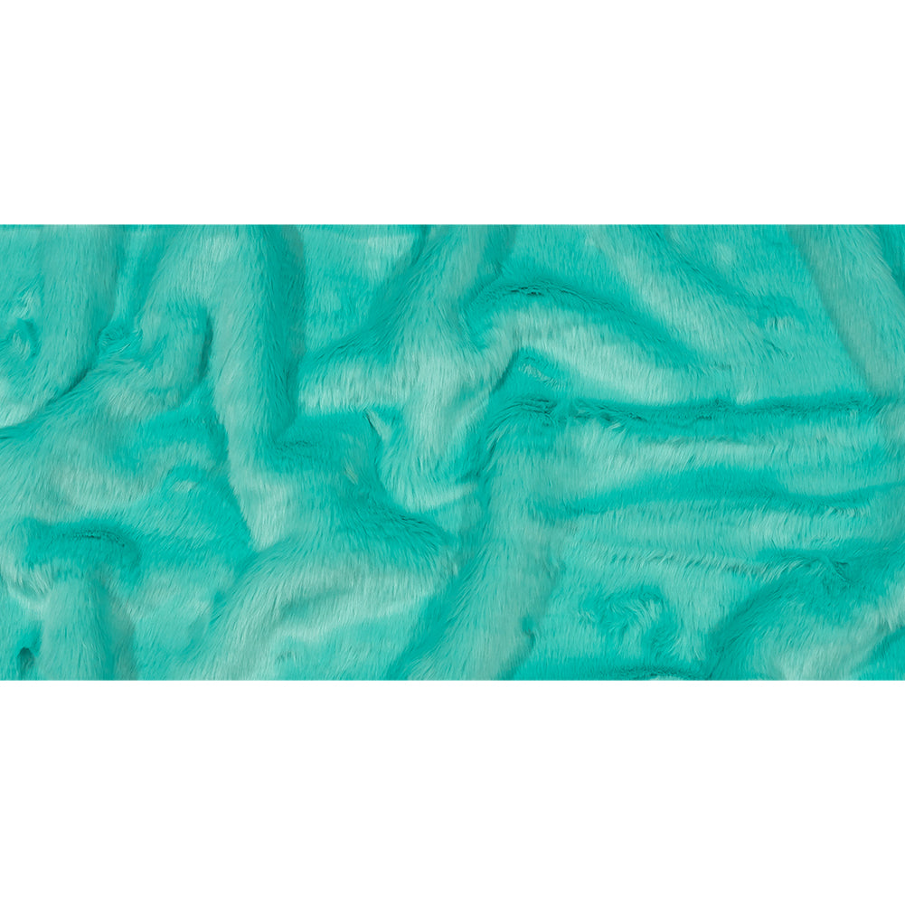 Sky Blue Short Pile Luxury Faux Fur Full Sky Blue Short Pile Luxury Faux Fur Full