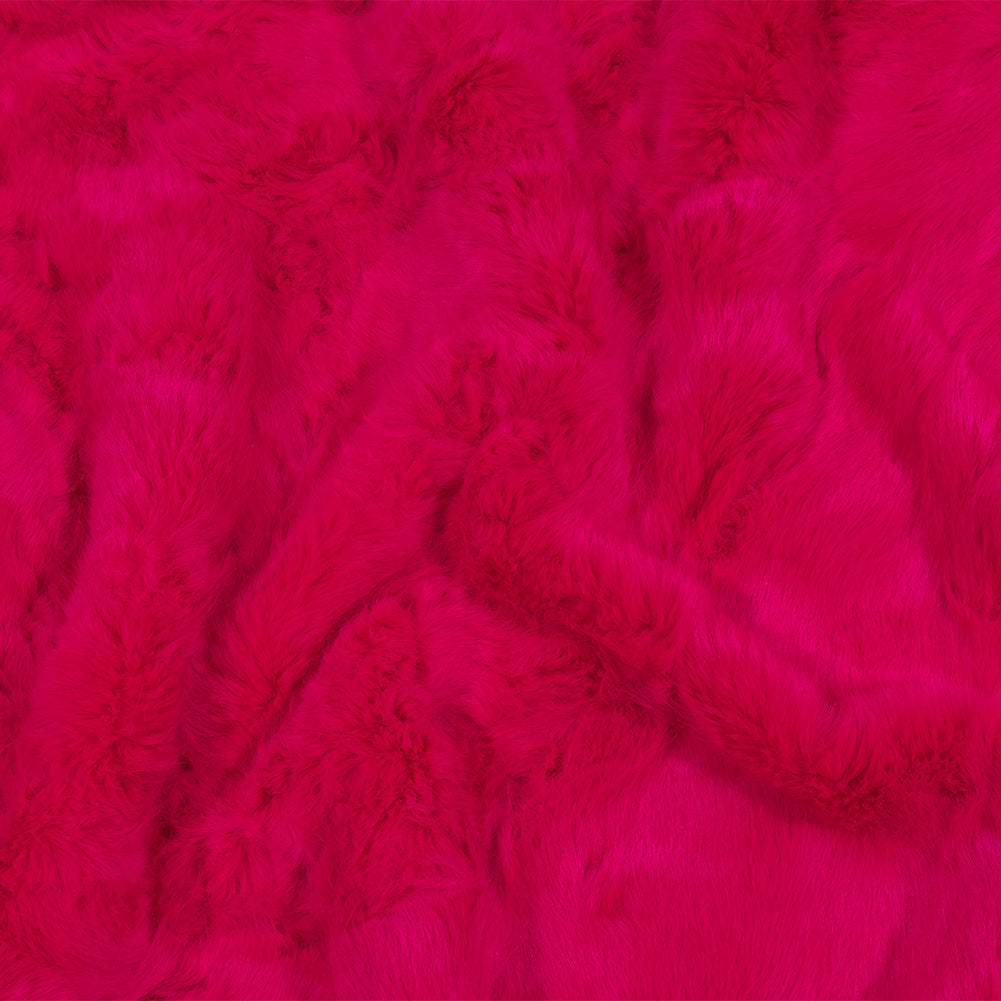 Hot Pink Short Pile Luxury Faux Fur Hot Pink Short Pile Luxury Faux Fur