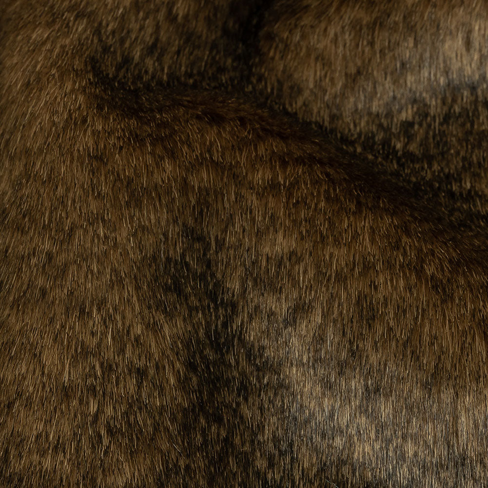 Dachshund and Black Mottled Short Pile Luxury Faux Fur Detail Dachshund and Black Mottled Short Pile Luxury Faux Fur Detail