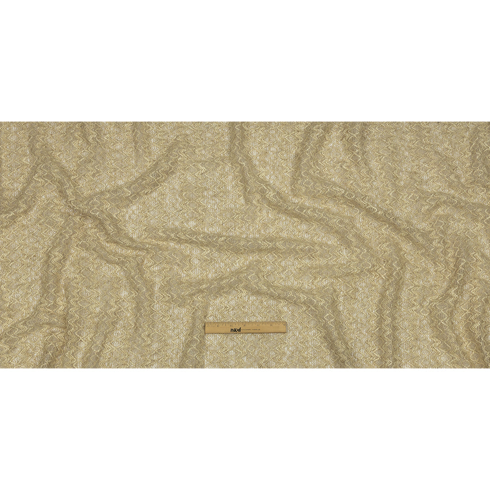 Famous Designer Natural Zig Zags and Diamonds Linen and Cotton Novelty Woven Full Famous Designer Natural Zig Zags and Diamonds Linen and Cotton Novelty Woven Full