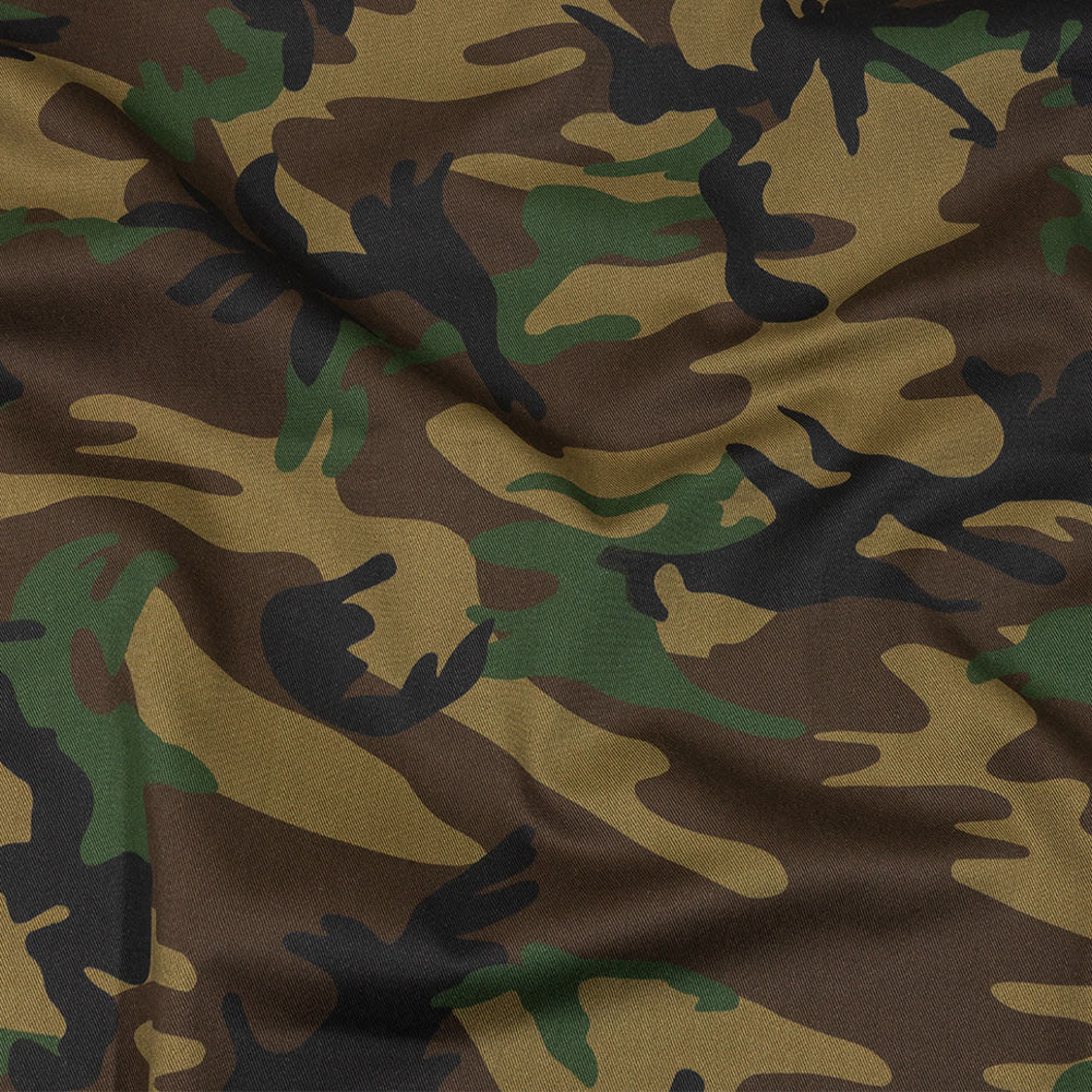 Balenciaga Italian Kombu Green, Brown and Tap Shoe Camouflage Cotton Twill Balenciaga Italian Kombu Green, Brown and Tap Shoe Camouflage Cotton Twill